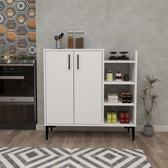 Hanah Home Armario multiusos Leskar - Blanco